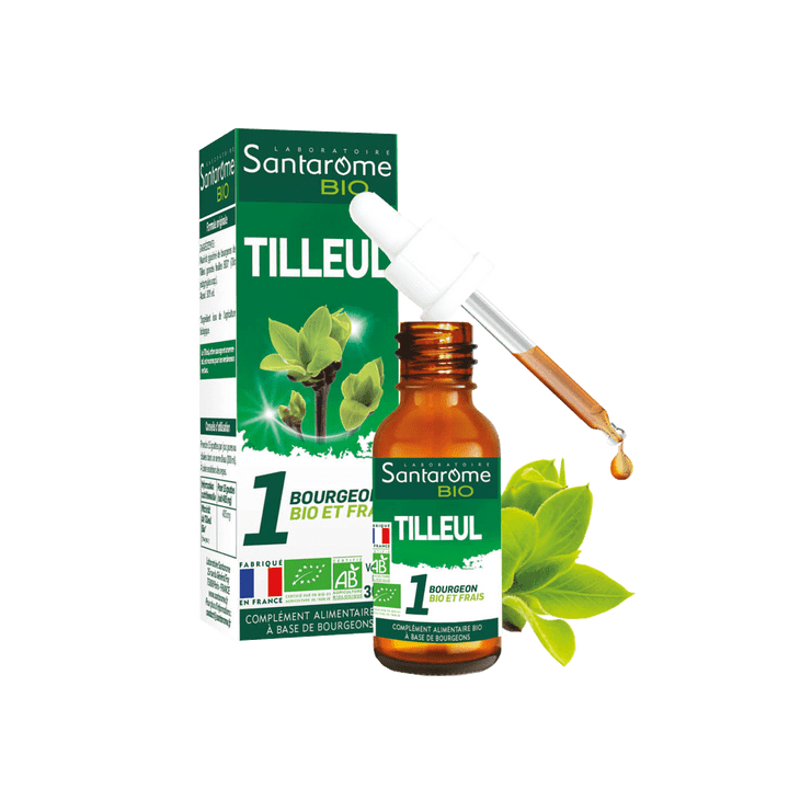 1 bourgeon BIO et frais Tilleul Santarome - flacon de 30 ml
