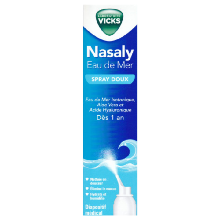 Nasaly eau de mer spray doux Vicks - spray de 120ml