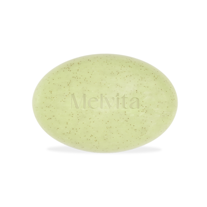 L'or végétal savon exfoliant lissant corps Melvita - pain de 125g