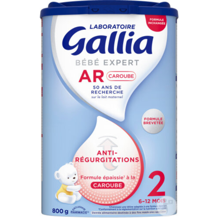 Bébé Expert AR Caroube Lait en poudre 2ème âge Gallia - pot de 800g