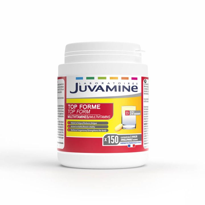 Top Forme multivitamines Juvamine - pot de 150 comprimés