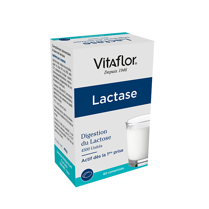 Lactase Vitaflor - boîte de 60 comprimés
