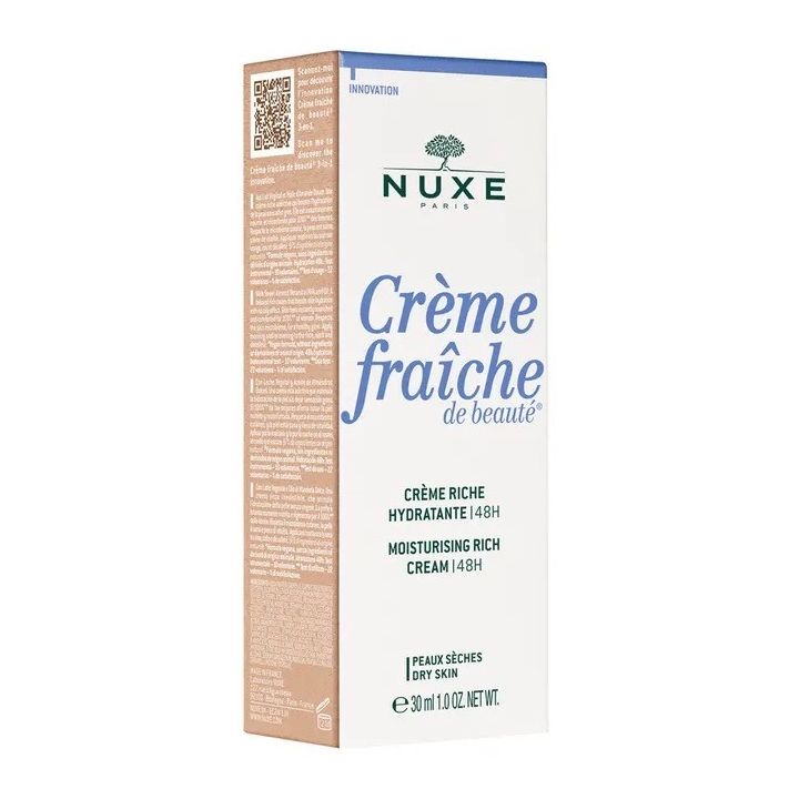 Crème fraîche de beauté riche hydratante Nuxe - tube de 30ml