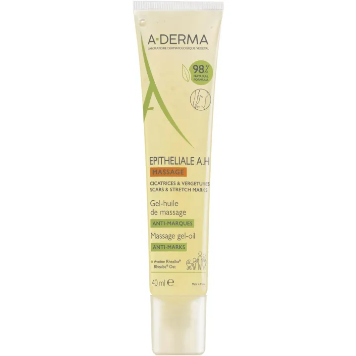 Epitheliale Ultra repair HA+ Gel-huile de massage anti-marques A-Derma - tube de 40ml
