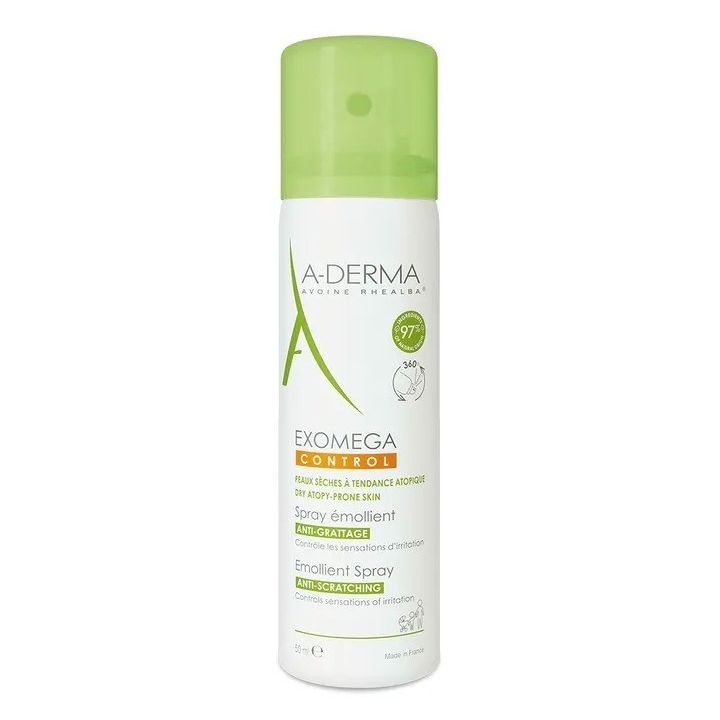 Exomega Control spray émollient anti-grattage A-Derma - spray de 50ml