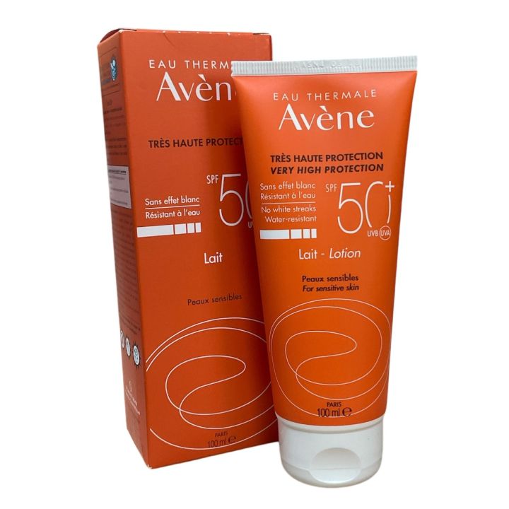 Lait solaire très haute protection spf50+ Avène - tube de 100ml