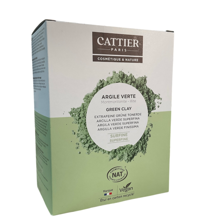 Argile Verte surfine Cattier - boîte de 750g