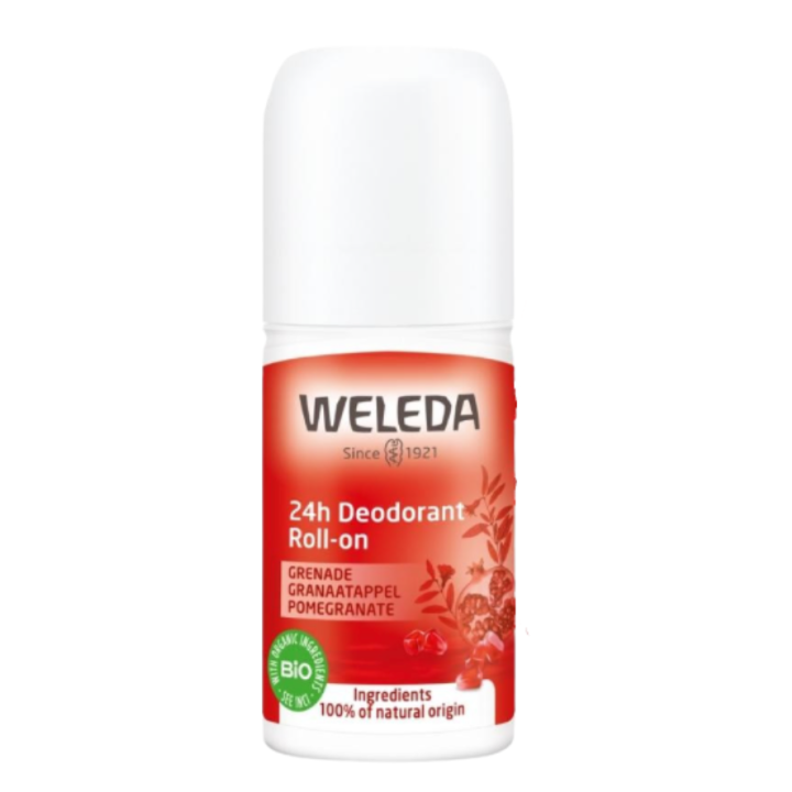Déodorant 24h grenade Weleda - roll-on de 50ml