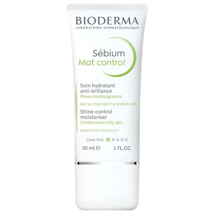 Sébium mat control soin hydratant anti-brillance Bioderma - tube de 30 ml