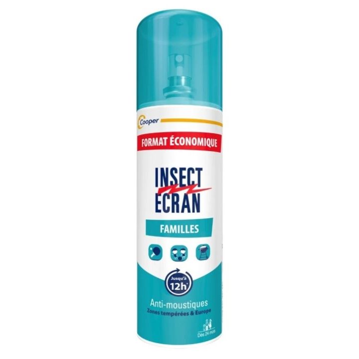 Spray répulsif anti-moustiques famille Insect écran - Spray 200 ml