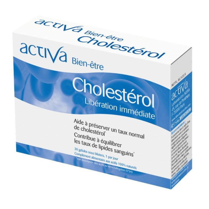 Activa bien-être cholesterol - boite de 30 gélules