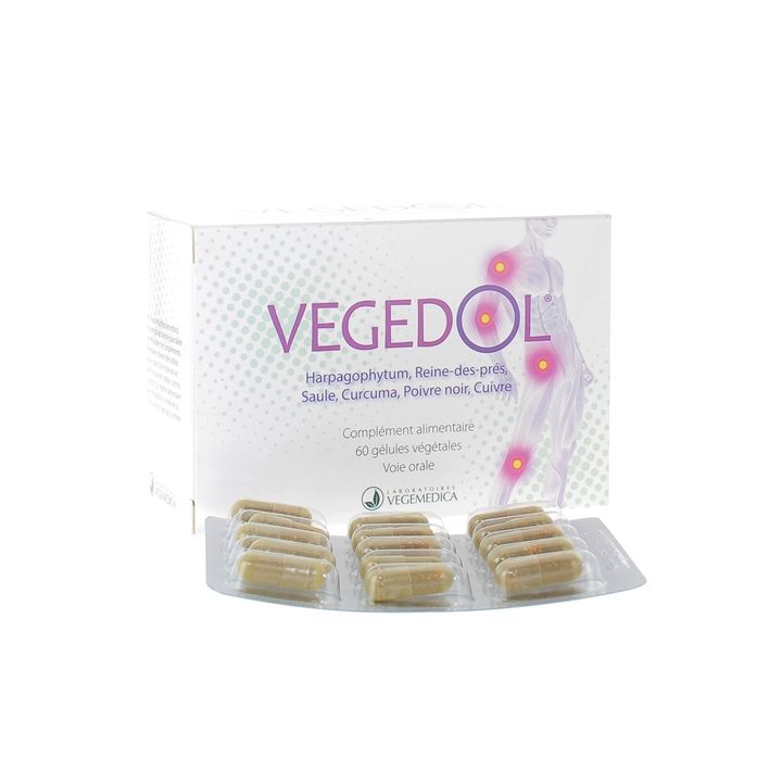 Vegedol Vegemedica - boîte de 60 gélules végétales