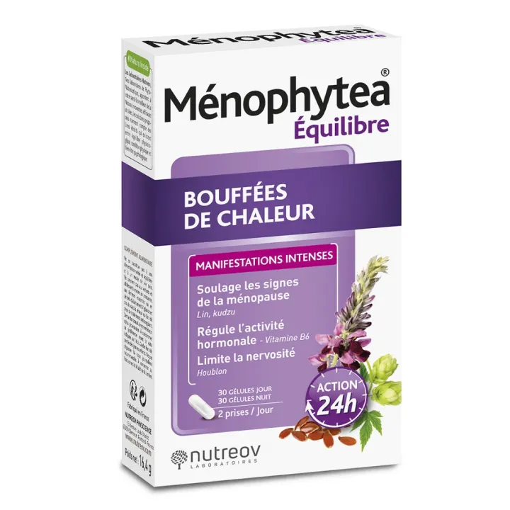 Ménophytea bouffées de chaleur Nutreov - boîte de 40 gélules