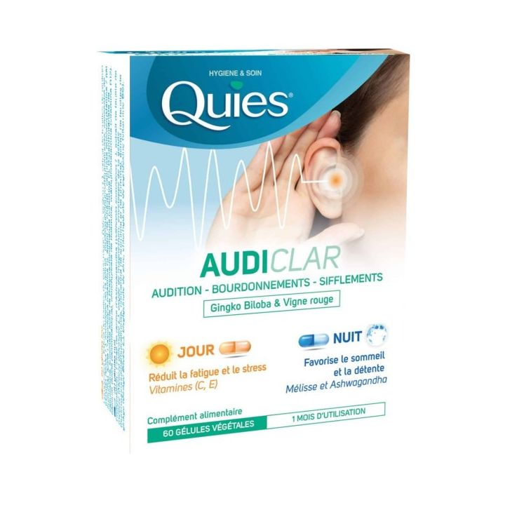 Audiclar jour/nuit Quies - boîte de 60 gélules
