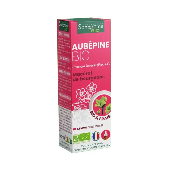 Aubépine bio Santarome - flacon de 30ml