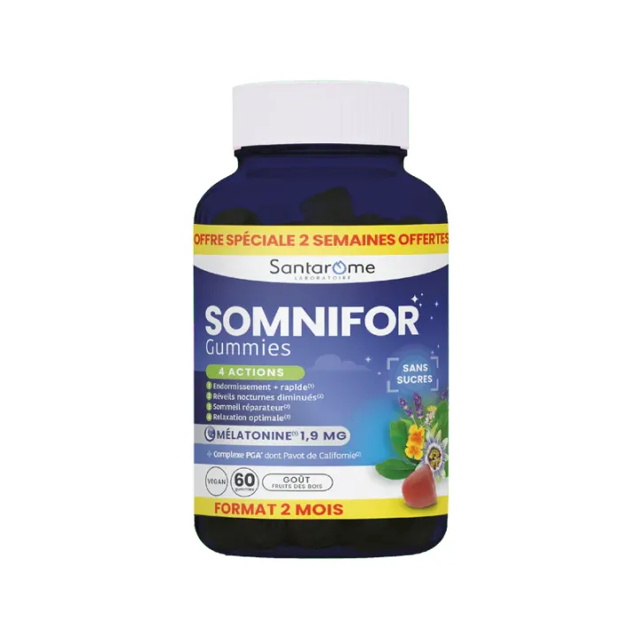 Somnifor gummies Santarome - pot de 60 gummies