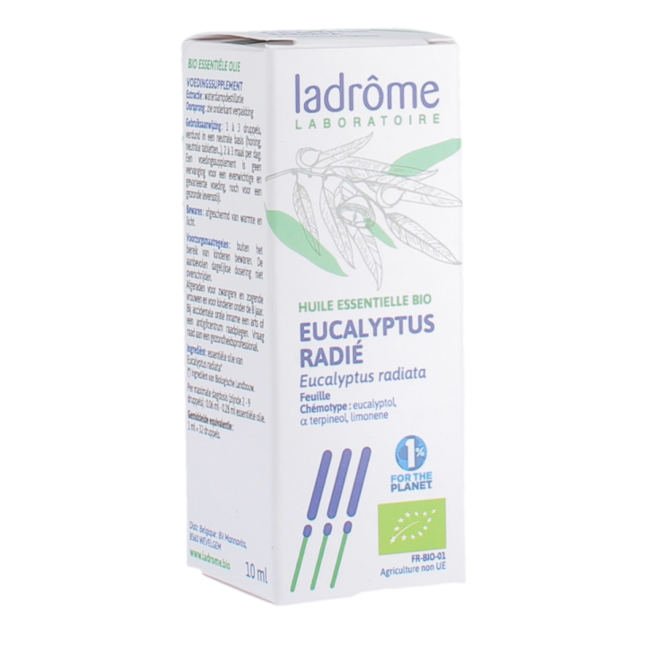 Huile essentielle eucalyptus radié Bio Ladrôme - flacon de 10ml