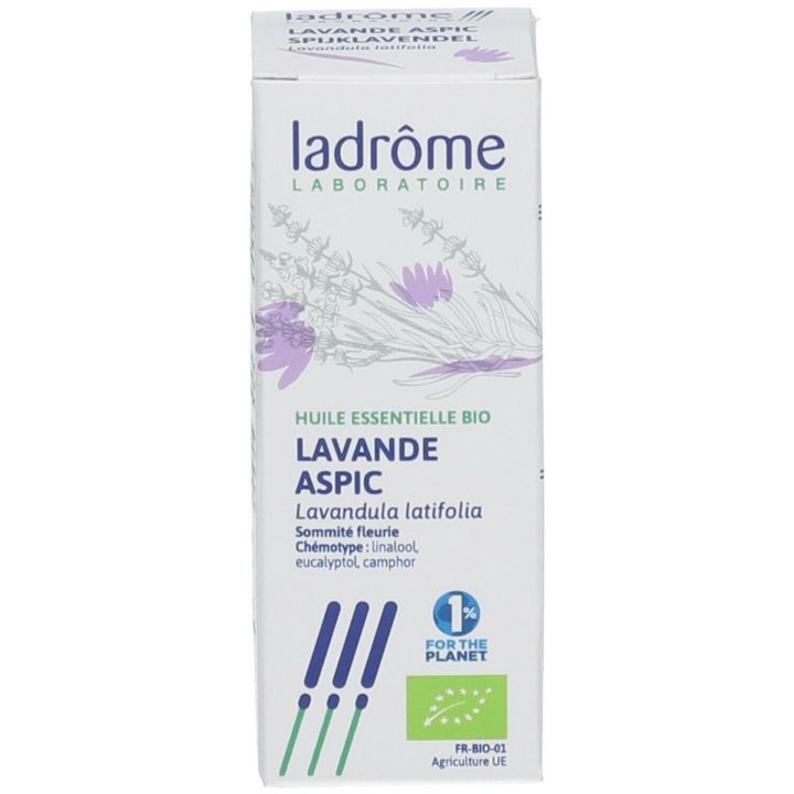 Huile essentielle de lavande aspic Bio Ladrôme - Flacon de 10ml