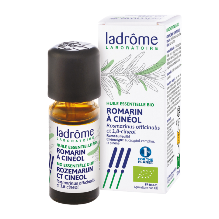 Huile essentielle bio romarin à cinéol Ladrôme - flacon de 10ml