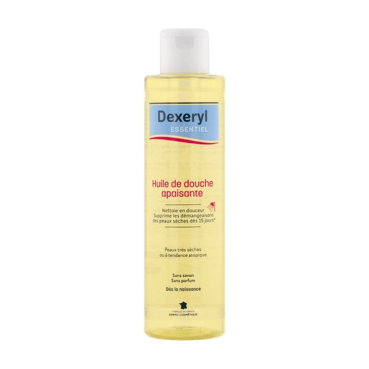 Huile de douche apaisante Dexeryl Essentiel - flacon de 200ml