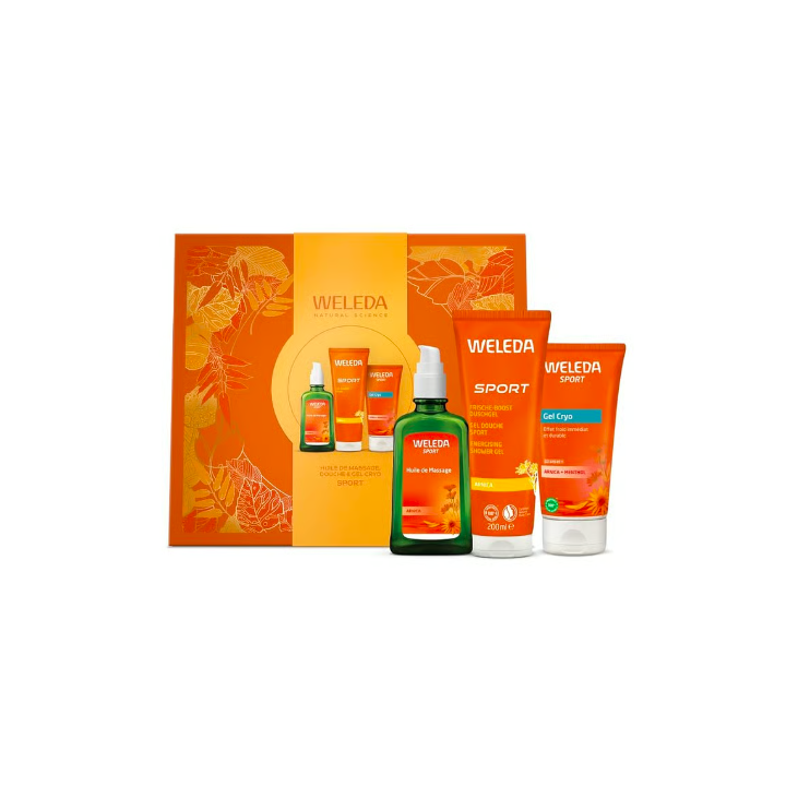 Coffret sport Weleda - coffret de 3 produits