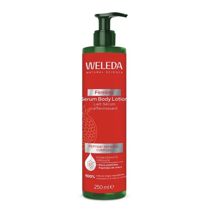 Lait-sérum raffermissant corps Weleda - flacon-pompe de 250ml
