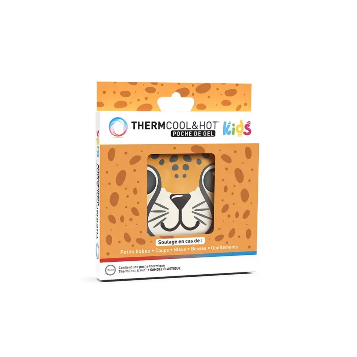 Therm cool & hot poche de gel kids léopard Bausch&Lomb - une poche de 136mm