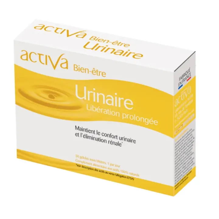 Activa bien-être urinaire - boîte de 30 gélules