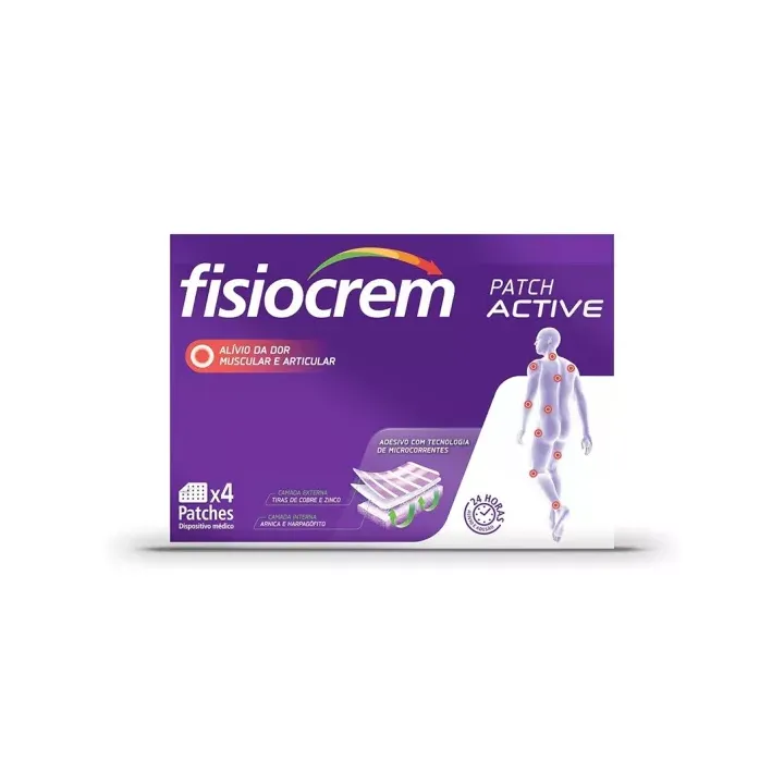 Patch Active Fisiocrem - boîte de 4 patchs