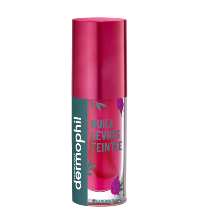 Huile lèvres teintée rose Dermophil indien - flacon de 5ml