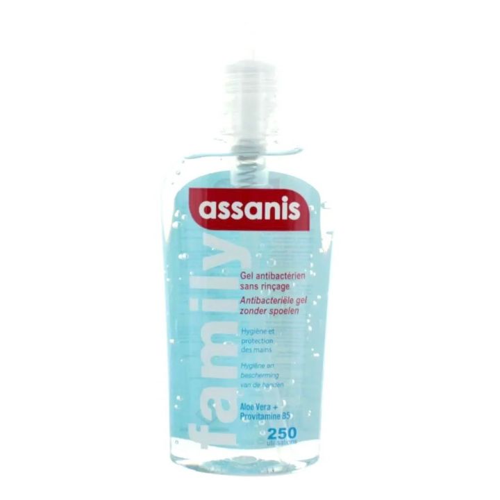 Gel mains hydroalcoolique Assanis - flacon de 250ml