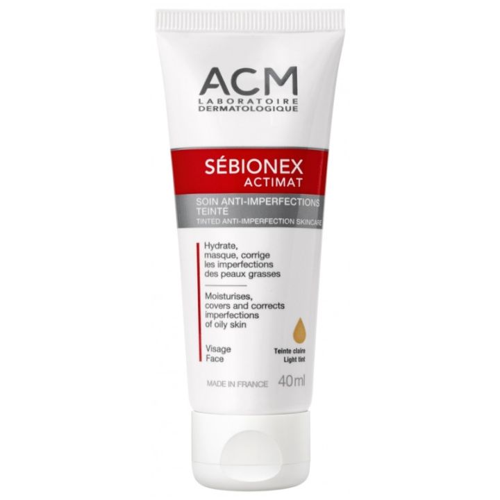 Sébionex Actimat soin anti-imperfections teinte claire ACM - tube de 40ml