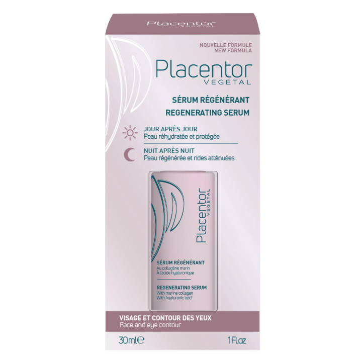 Sérum régénérant chronobiologique Placentor - flacon de 30 ml