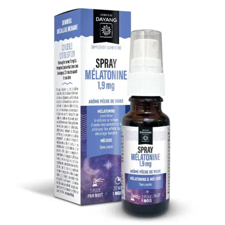 Spray mélatonine 1,9mg Dayang - spray de 20ml