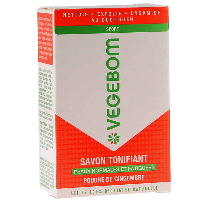Savon tonifiant Vegebom - pain de 100g
