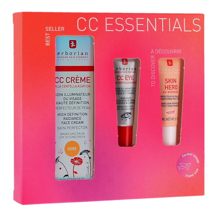 CC Essentials coffret best seller Erborian - coffret de 3 produits 