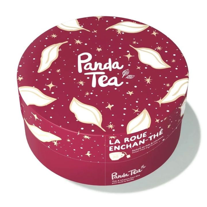 Coffret la roue enchan-thé Thés de Noël Panda Tea - boîte de 30 sachets