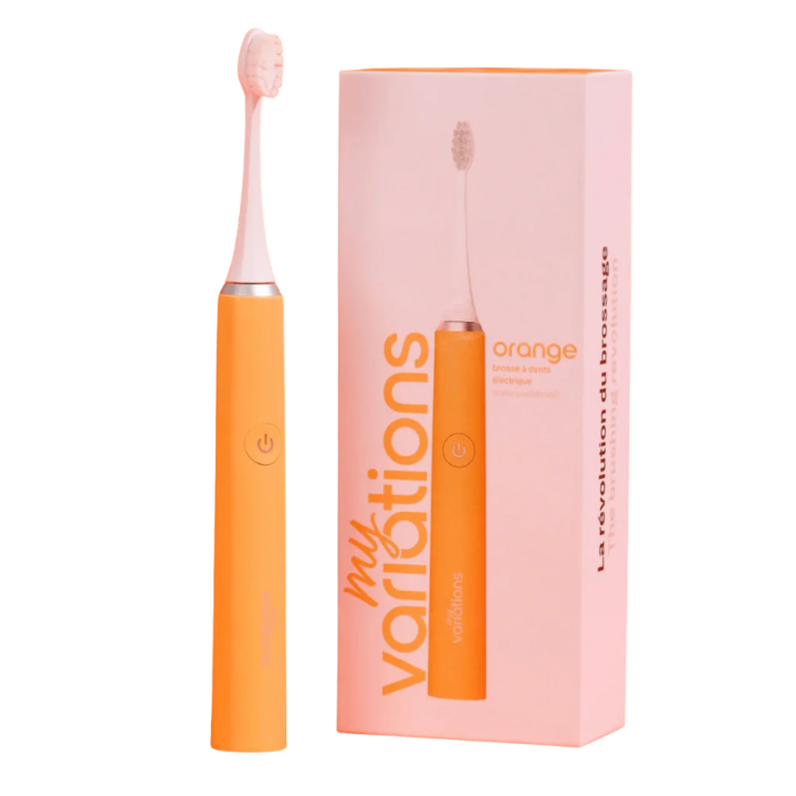 Brosse à dents électrique orange MyVariations - une brosse à dents