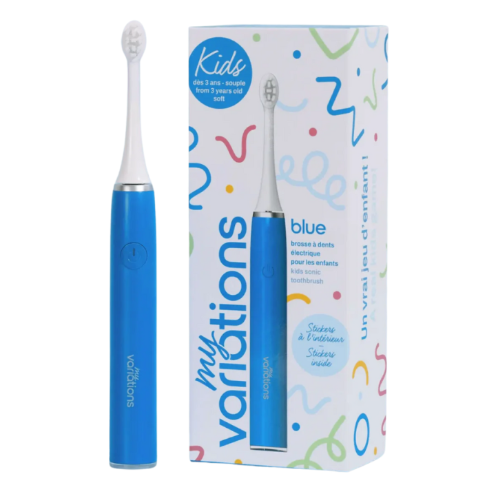 Brosse à dents électrique enfant bleue MyVariations - une brosse à dents