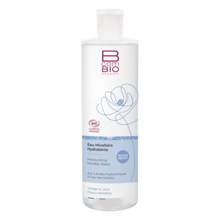 Eau micellaire hydratante BcomBIO - flacon de 400 ml