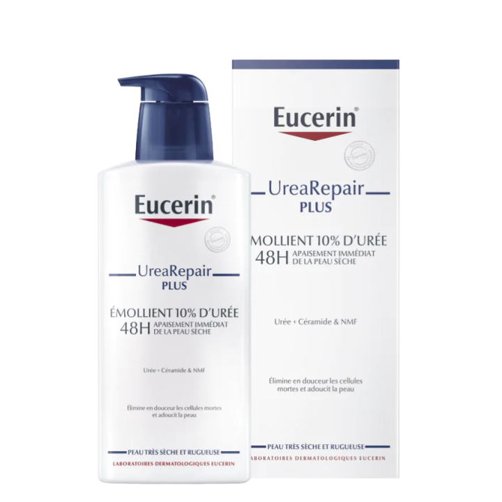 Complete repair émollient réparateur peau sèche riche 10% urée Eucerin - flacon de 400 ml
