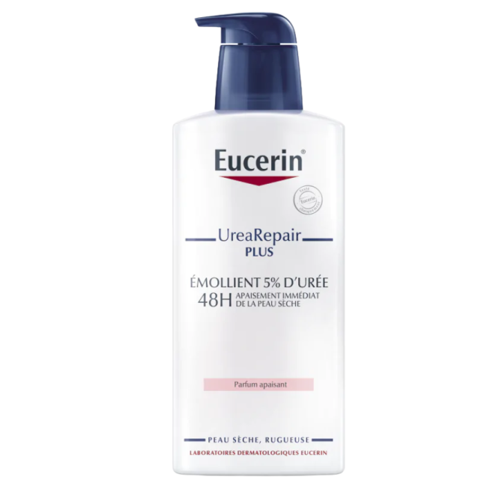 UreaRepair PLUS Émollient 5% d'urée parfum apaisant Eucerin - flacon de 400 ml