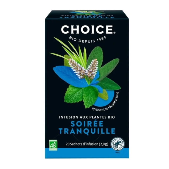 Infusion aux plantes bio soirée tranquille Yogi Tea - boite de 17 sachets 
