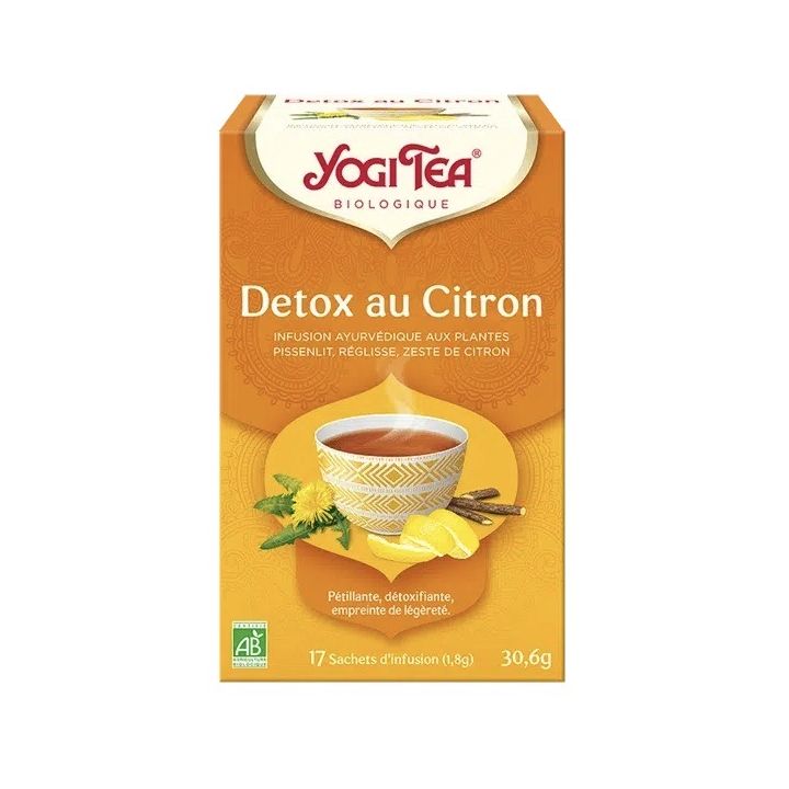 Detox citron BIO Yogi Tea - 17 infusettes