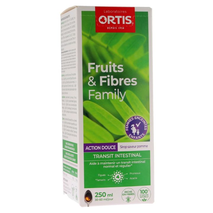 Fruits & Fibres family Ortis - flacon de 250ml