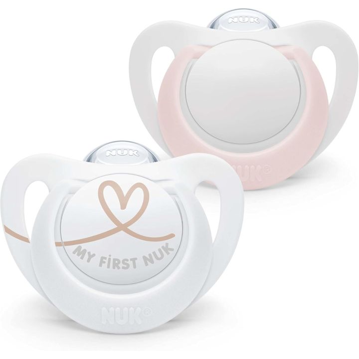 Sucettes Starlight 0-2 mois NUK - lot de 2 sucettes