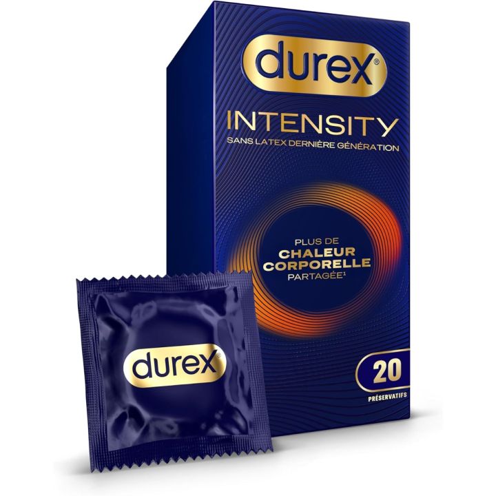 Préservatifs Intensity Durex - boite de 20 préservatifs