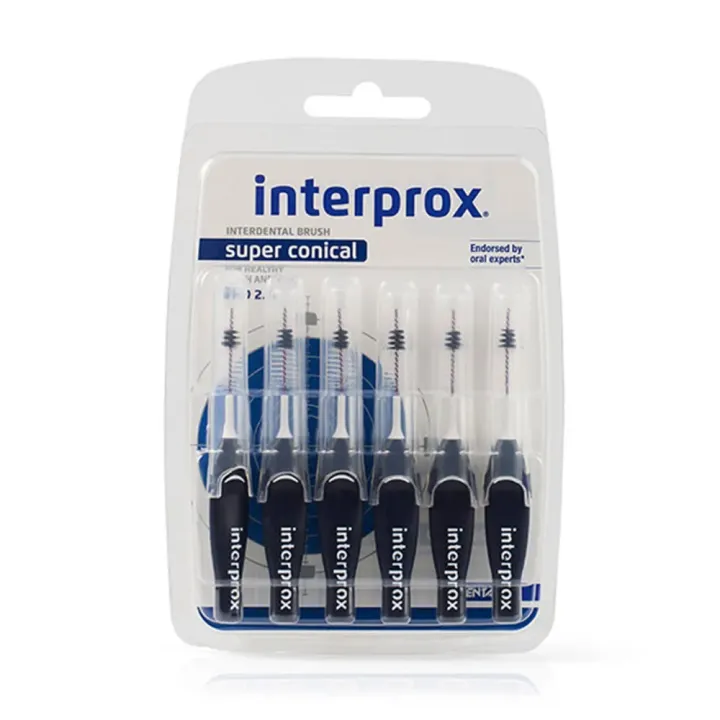 Brossettes interdentaires super conical interprox 2.0 mm Crinex -  6 brossettes 