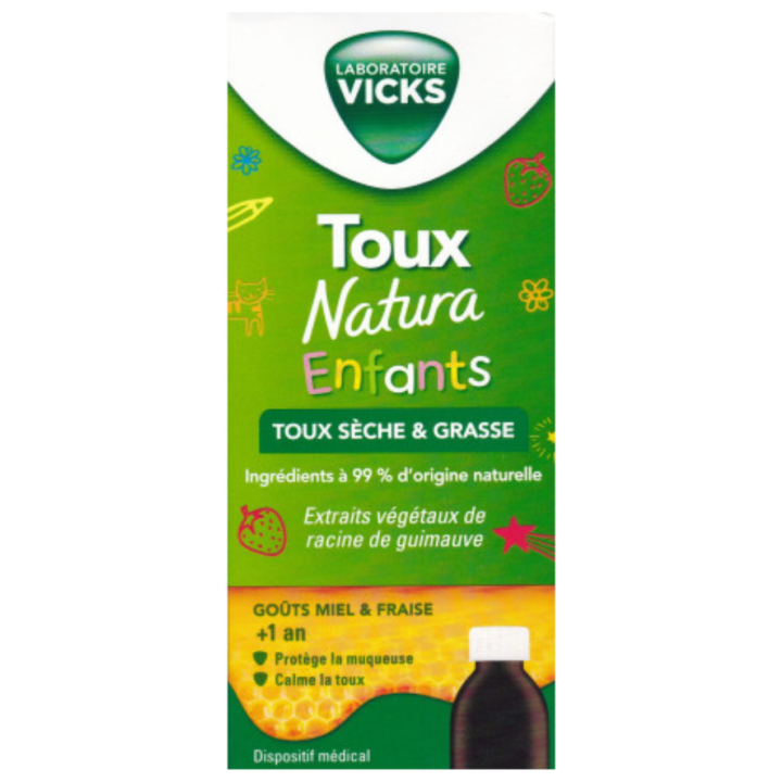 Toux natura enfants Vicks - flacon de 140ml