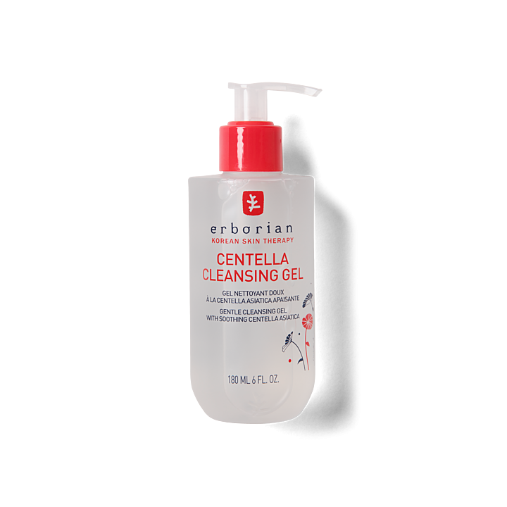 Centella Cleansing gel nettoyant doux Erborian - flacon-pompe de 180ml
